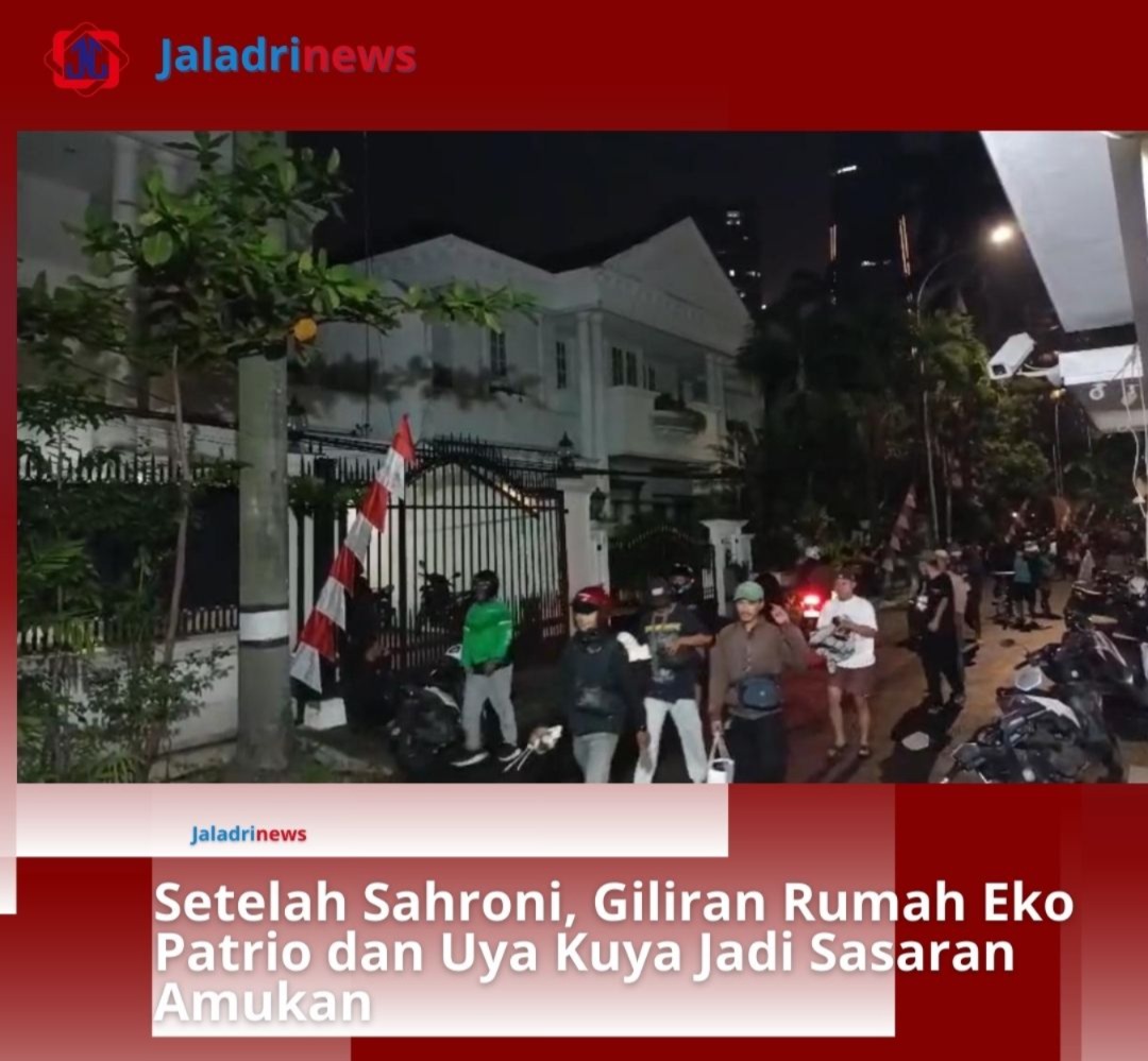  Setelah Sahroni, Giliran Rumah Eko Patrio dan Uya Kuya Jadi Sasaran Amukan