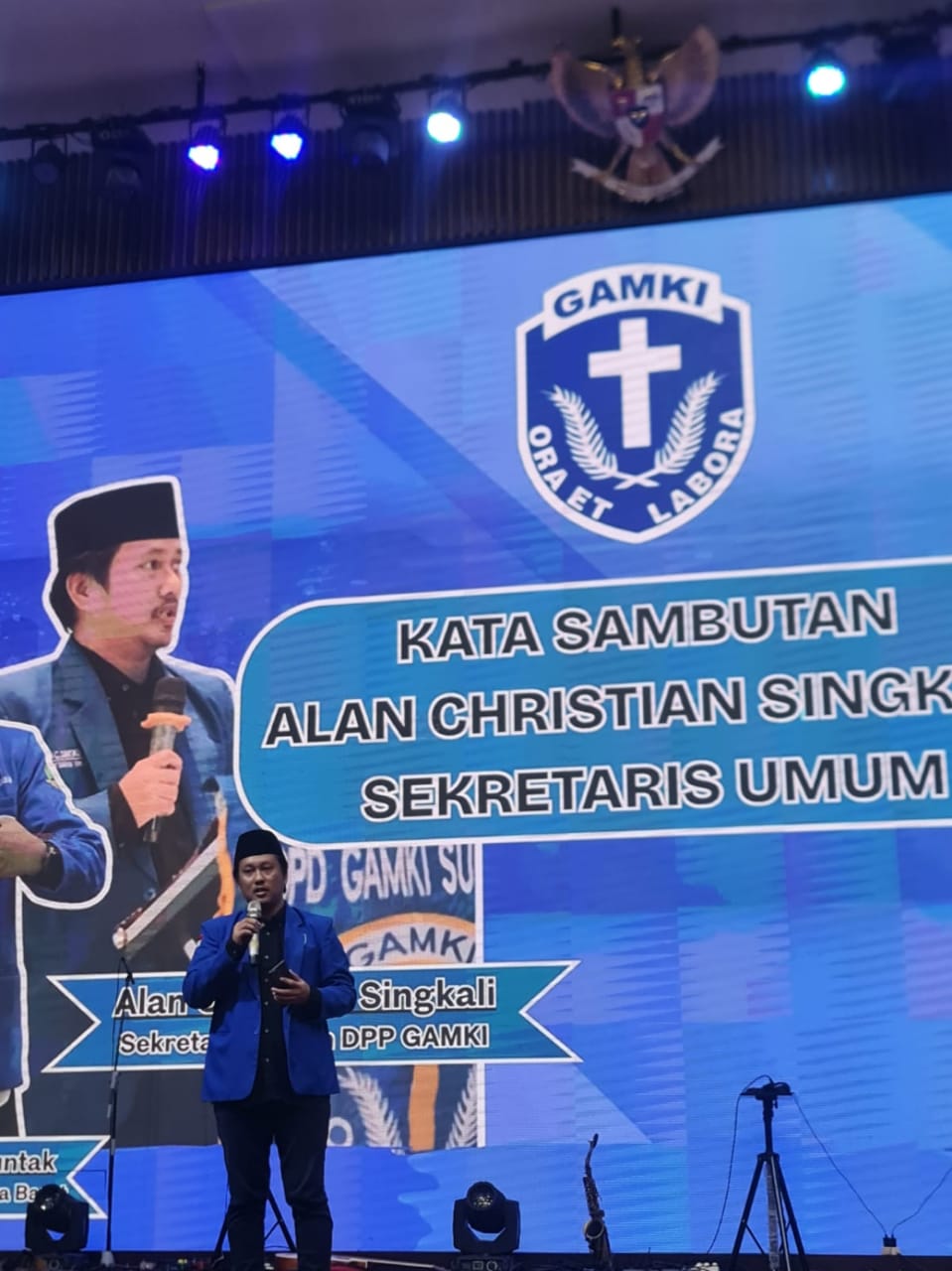 Sekretaris Umum DPP GAMKI, Alan Singkali Sampaikan Pesan Inspiratif Saat Menghadiri Acara Youth United Future Ignited (YUFI) di Bandung, Jawa Barat