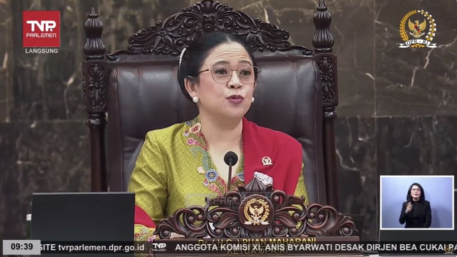 Ketua DPR RI, Puan Mahari nyanyi karya Jhon Lennon “Imagine” di Sidang Tahunan MPR RI
