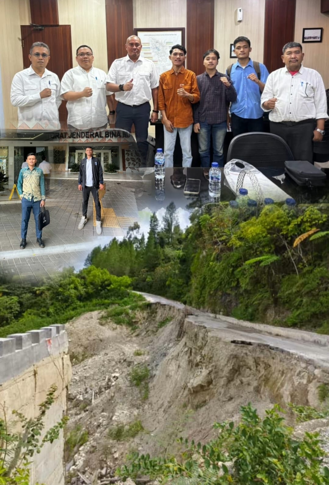 LAW OFFICE TIGA R & PARTNERS Desak Percepatan Perbaikan Jalan Longsor Sigarattung, BBPJN Sumut Janji Mulai Bangun 2026